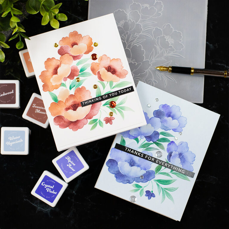 Altenew Soft Blossoms And Tribilizing Mini Inks Giveaway Bibi Cameron