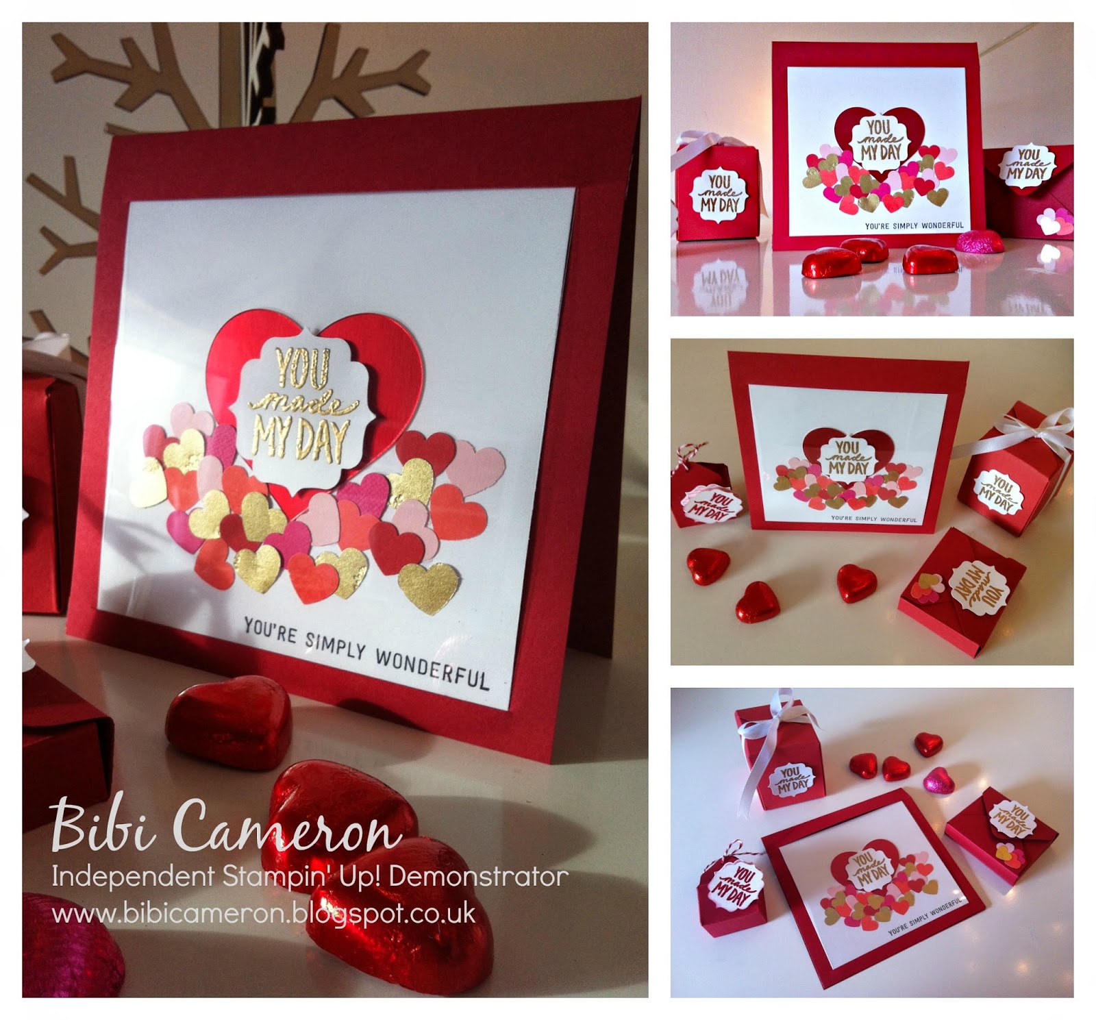 SAN VALENTINES CARD ♥  BEST DAY EVER AND SIMPLY WONDERFUL STAMP SETS FROM STAMPIN UP