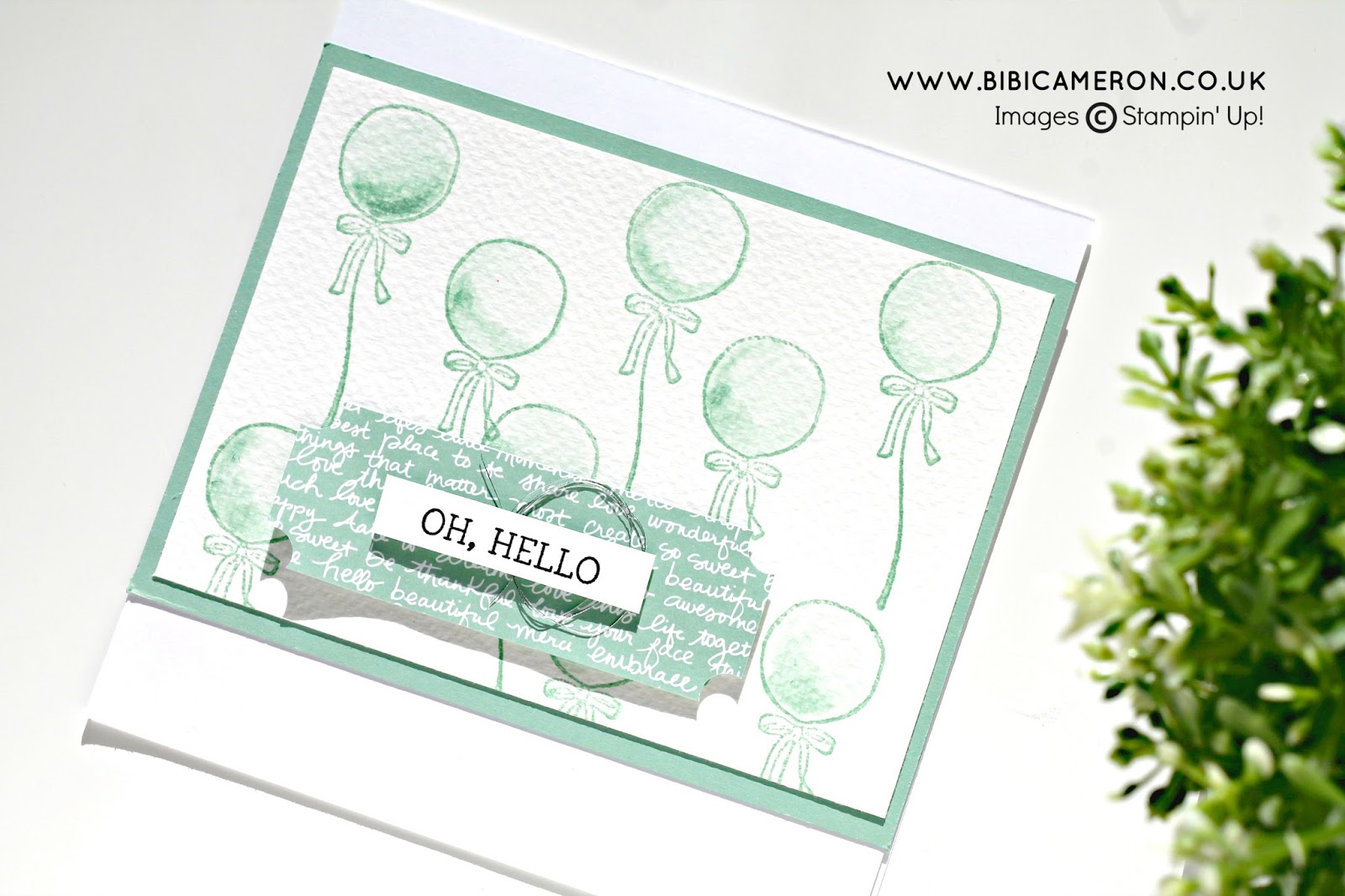 <img src="image.jpg" alt="Balloon card" title="Honeycomb happiness Stamp set Stampin Up"/>