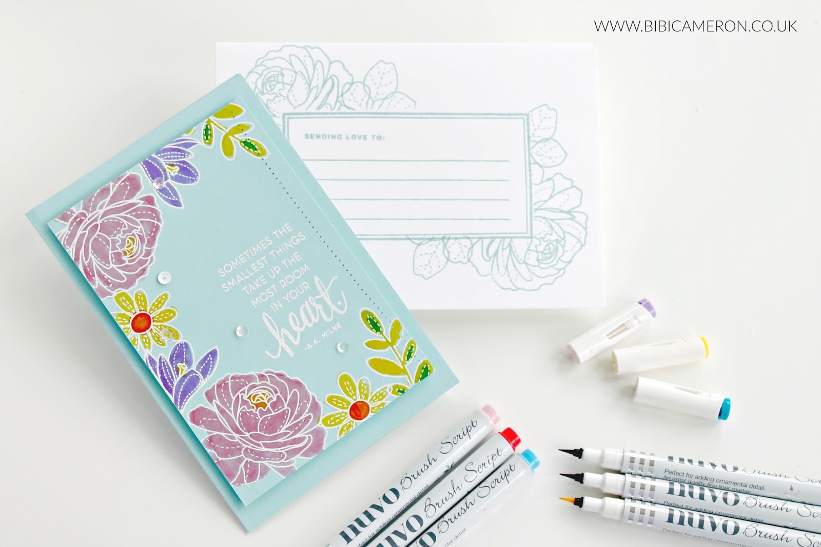 SSS More Spring Flowers Stamp Set  and Nuvo Script Pens