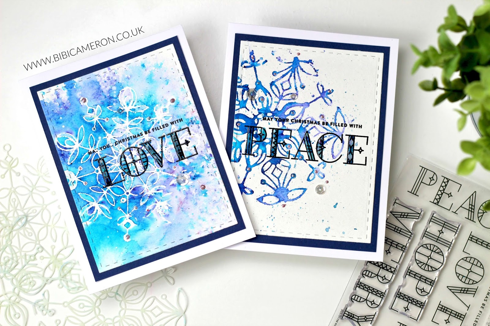 Frozen Fractals Stencils + Stained Glass Stamp Set by Simon Says Stamp | VIDEO POST