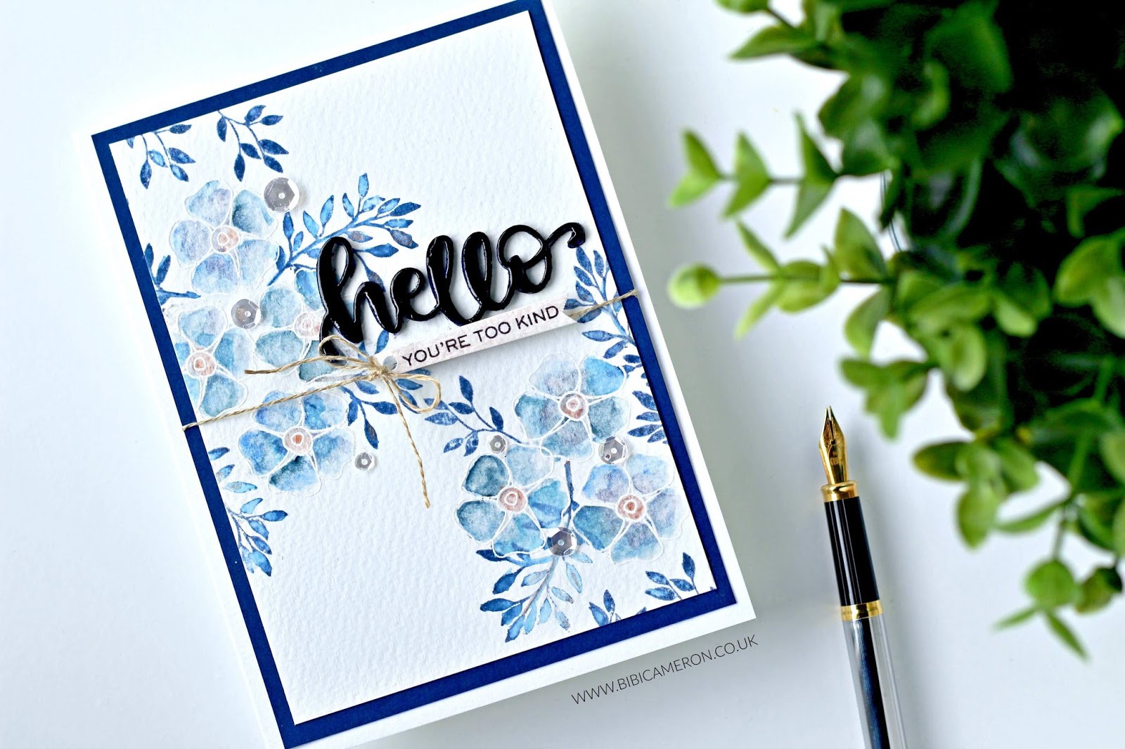 Simon Says Stamp DieCember®! Blog Hop Watercolour Florals