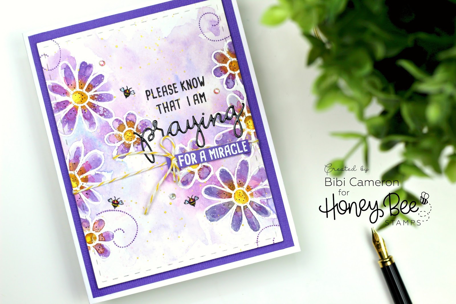Praying for a Miracle Card | with Honey Bee Stamps Supplies