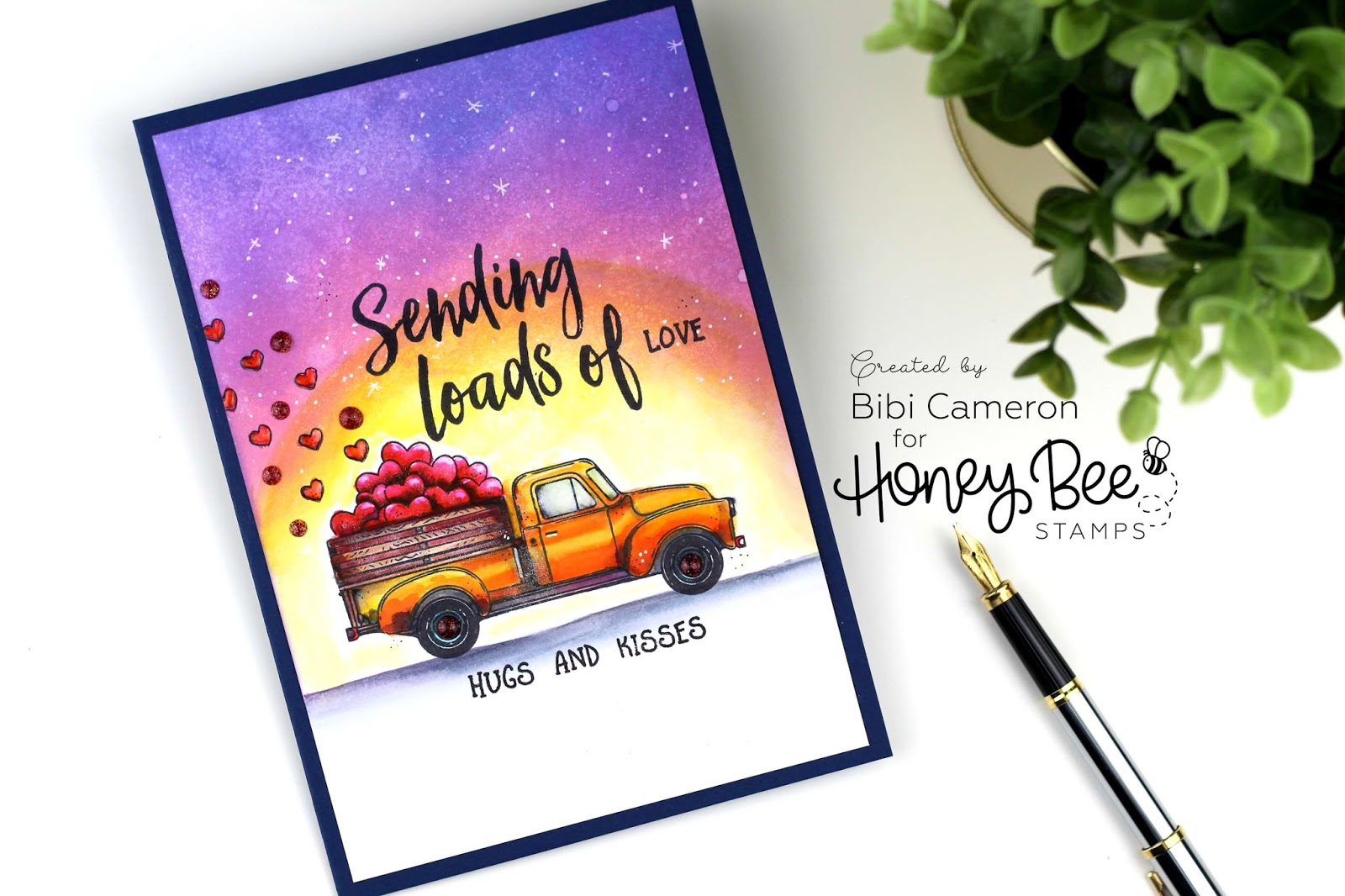 Sending Loads of Love | Little Pickup Honey Bee Stamps