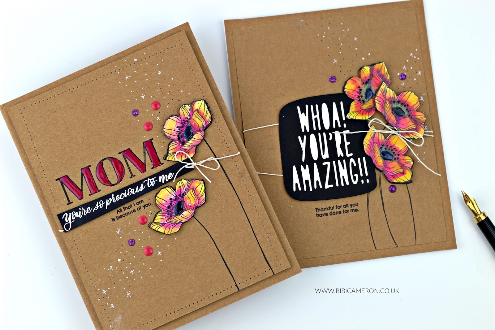 Fluttering By Release blog hop – Giveaway | SSS Mom Flowers Stamp Set