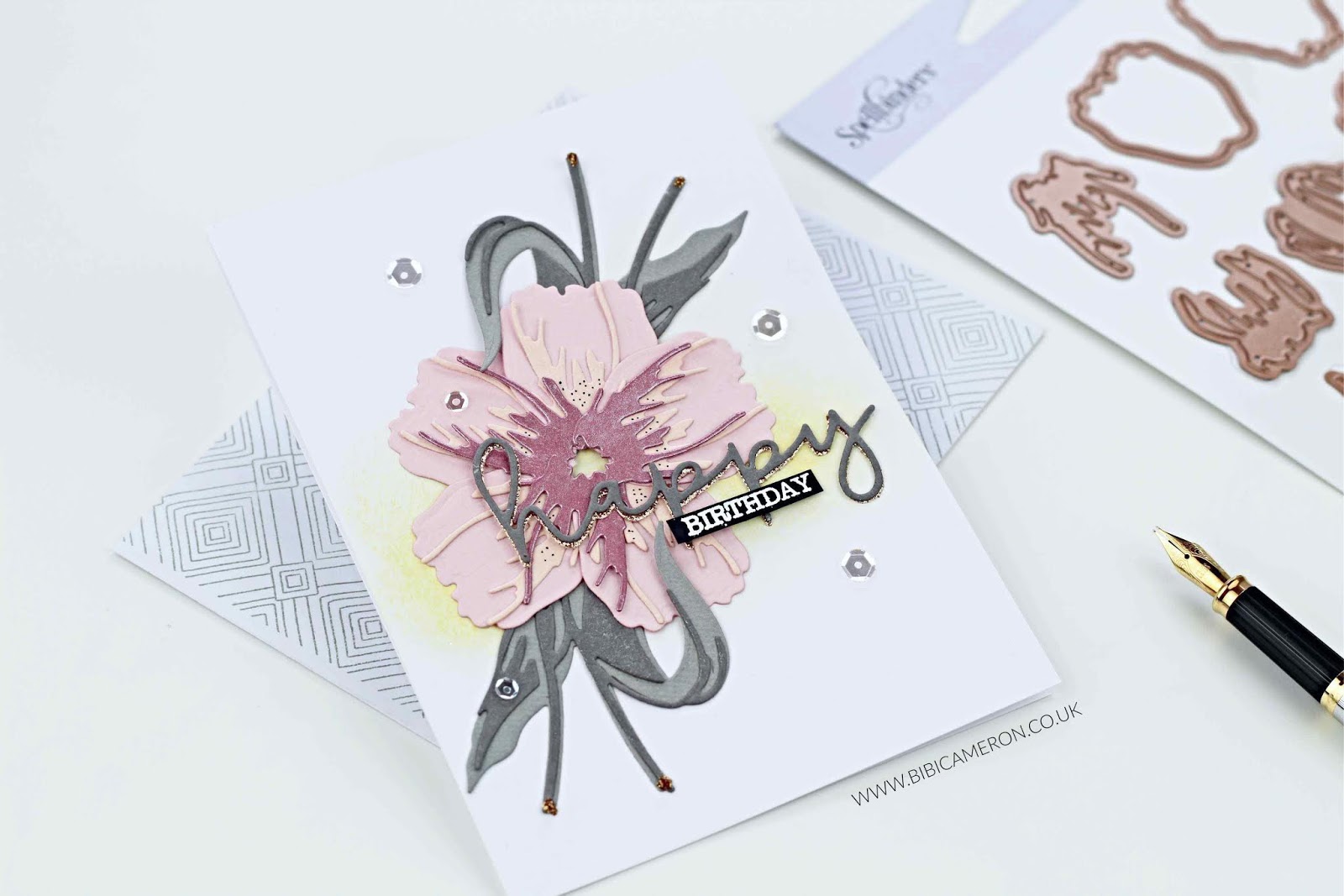 Winner Spellbinders Indie Collection Blog Hop + Layered Tulips