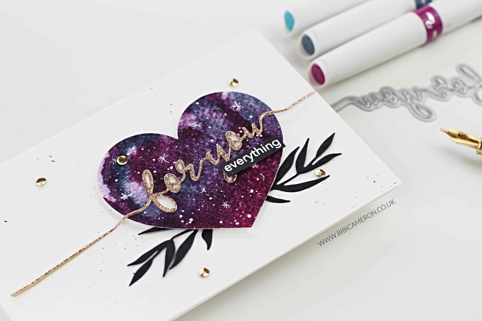 New Nuvo Aqua Flow Pen colours | Galaxy Love Card