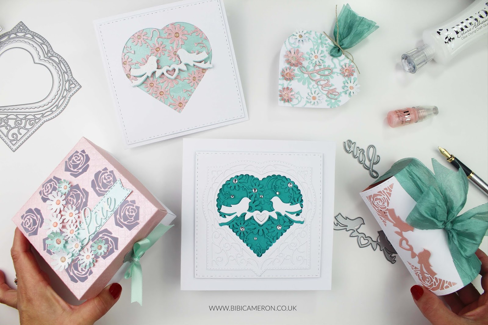 Tonic studios Craft Kit #16 Heart Dies | Video Post + GIVEAWAY