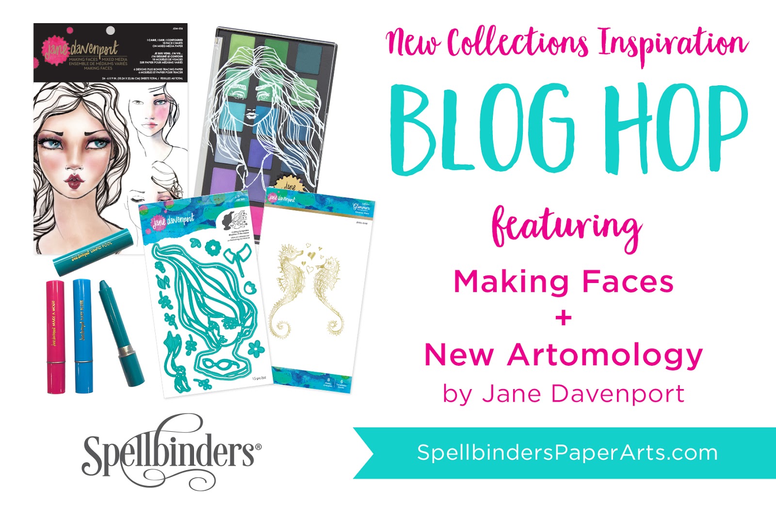 Jane Davenport NEW Artomology + Making Faces Blog Hop