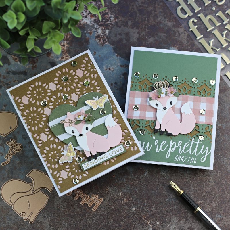 Hey Foxy Spellbinders Kit of the Month December 2019 Inspiration