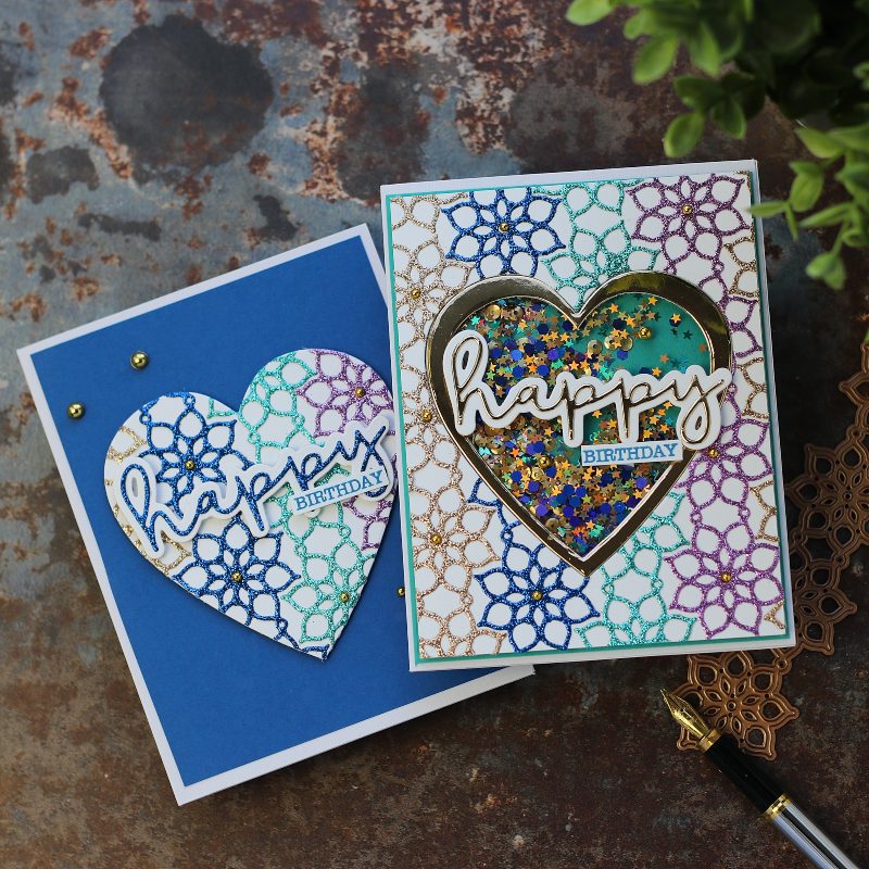 Spellbinders Large die of the Month December 2019 – Kaleidoscope Trio Strips and Borders