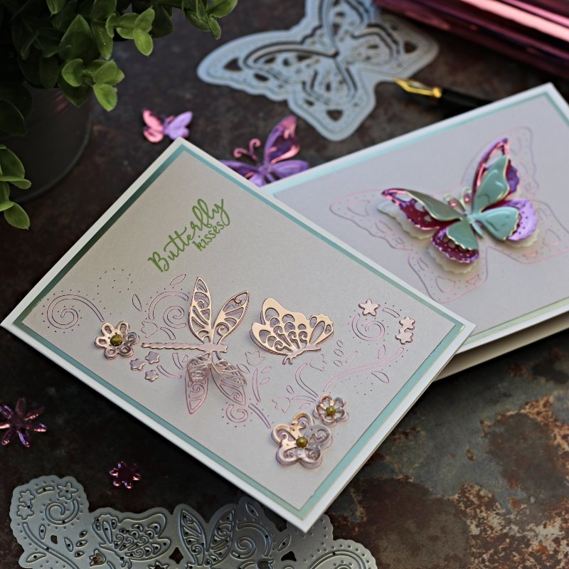 Foiling with the Tonic Craft Kit 29 Dot & Drop Butterfly