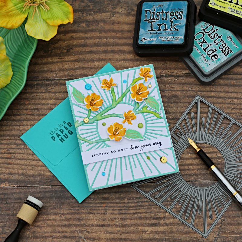 Layered Stamping  | Blossoming Branches by Papertrey Ink – Ink to Paper