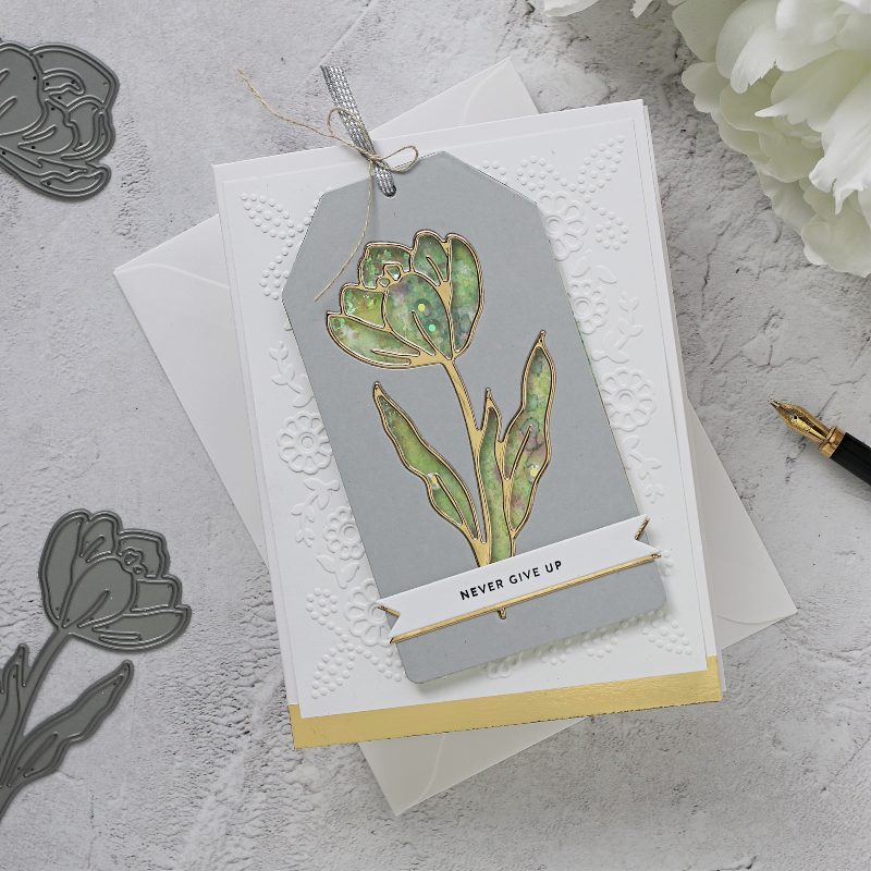 Easy See Through Watercolour + SHAKER Cards SSS Crocus Flower  | + 4 ways