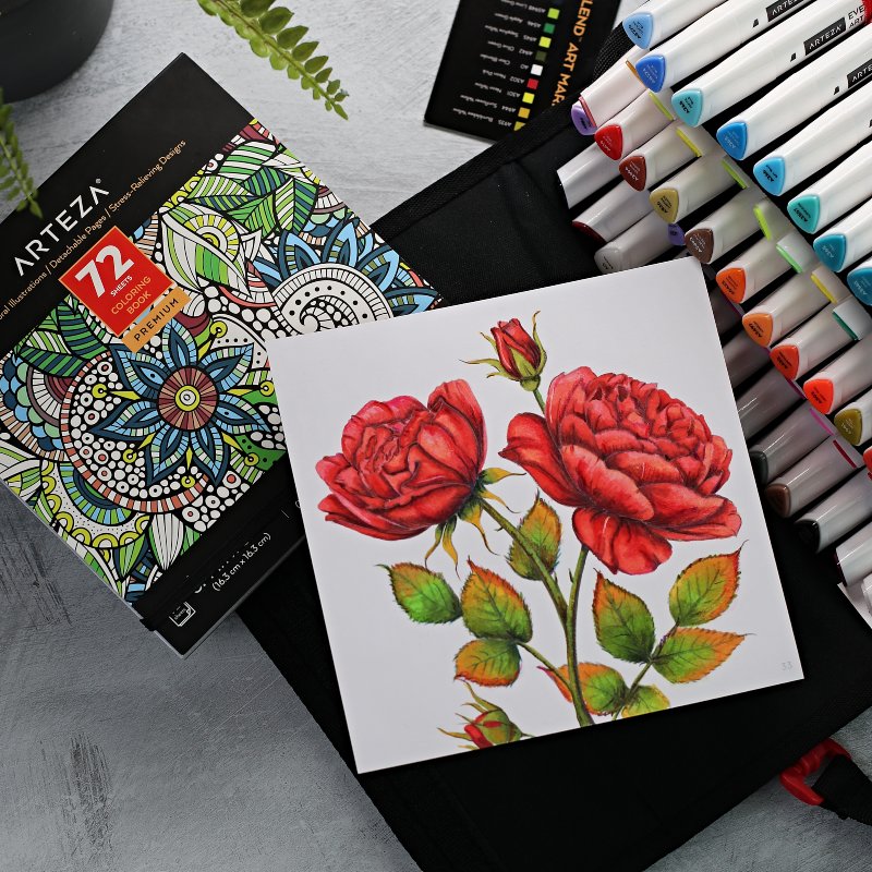 Arteza EverBlend Markers and Colouring Books – Any Good?