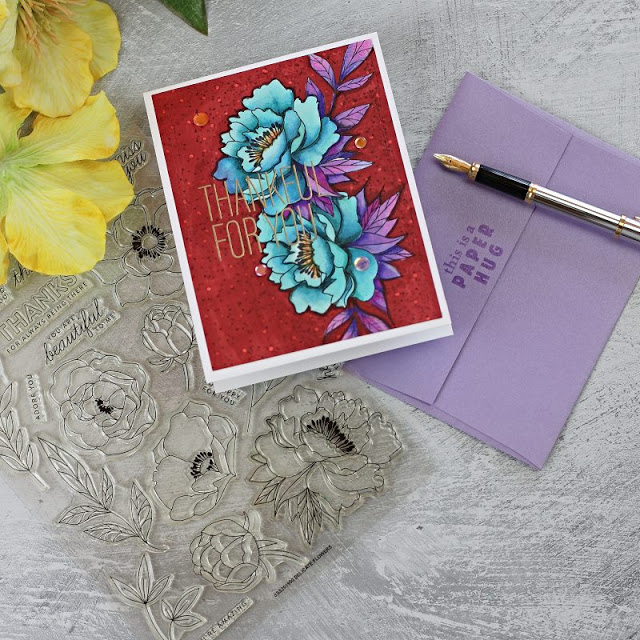 Delicate Florals by Simon Says Stamp and Arteza Everblend Markers