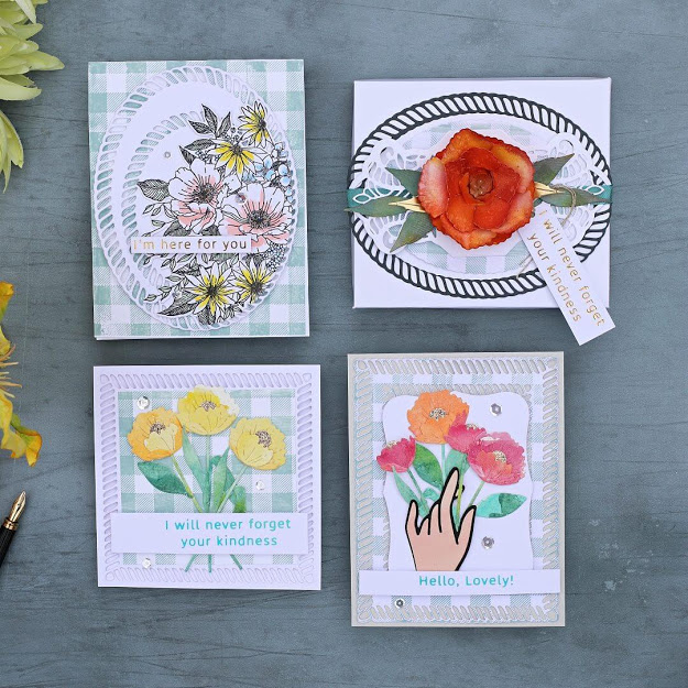 4 EASY PAPERCRAFT IDEAS  With  Elegant Twist Die Collection by Becca Feeken