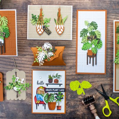 Die-Cut Paper Plants – Take Time for You Project Kit by Fun Stampers Journey