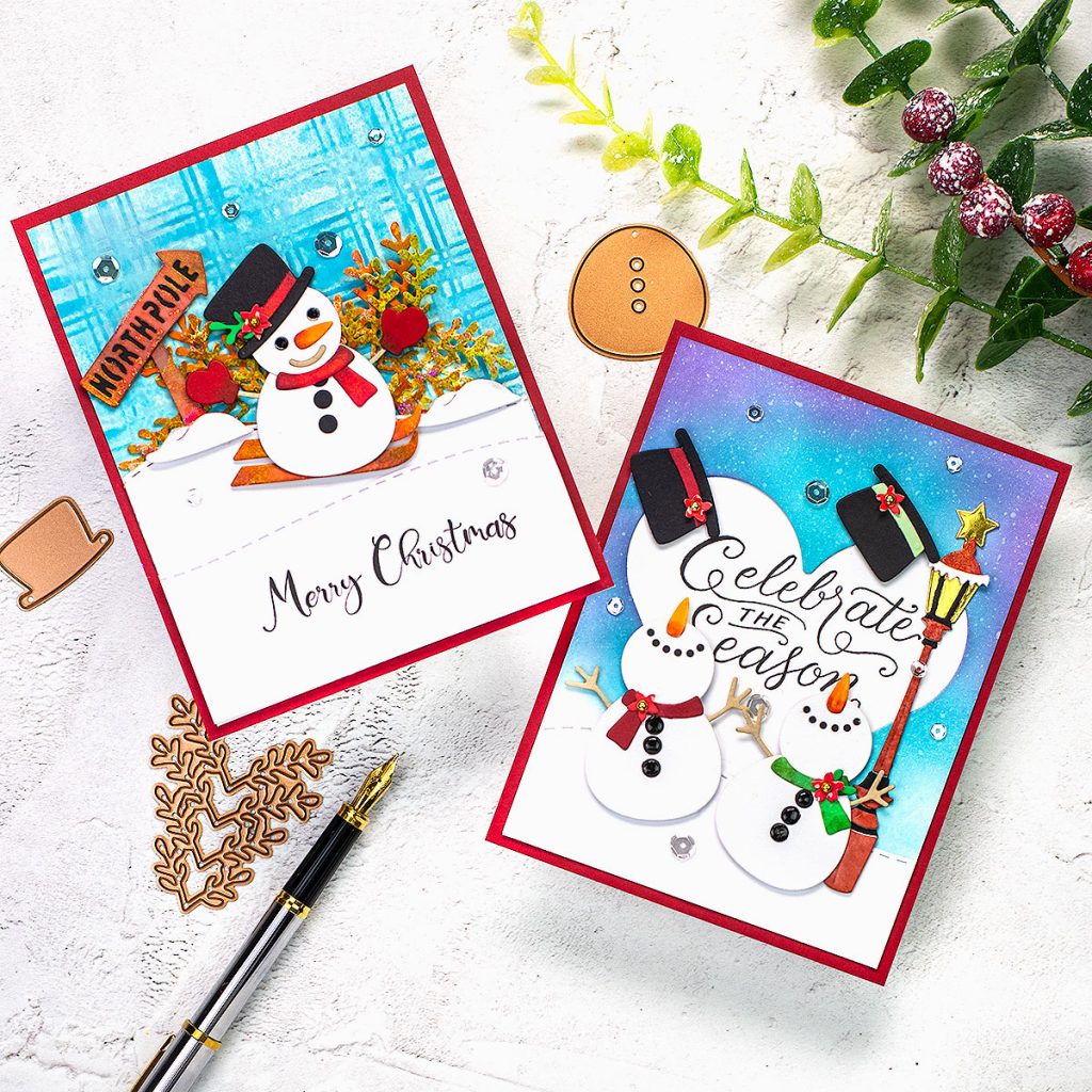 Snowman Xmas Cards