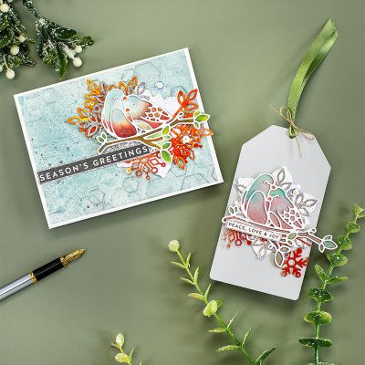 Rustic Snowflake Accents for Die-Cut Only Xmas Projects + Love Birds By Simon Says Stamp