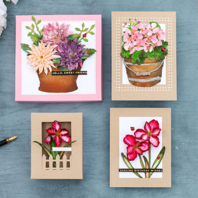 3  Easy Techniques to Add Colour to Susan Garden Die-Cut Flowers