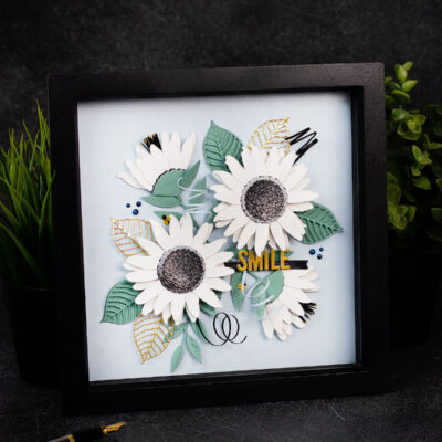 3D SSS Sunflower Petals Frame