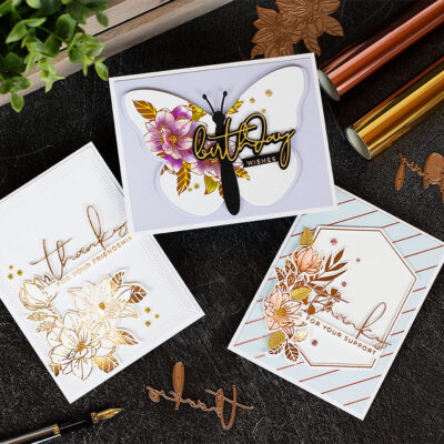 Spellbinders Yana’s Bloom Collection 3 Ways