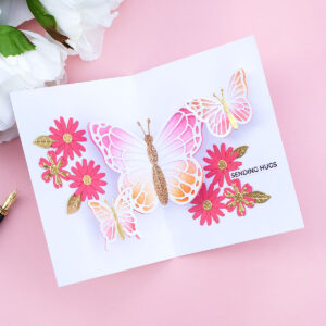 Pop-Up Butterfly Card Tutorial - Spellbinders Bibi's Butterflies - Bibi ...