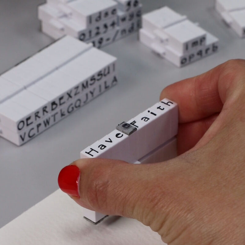 Pegz Connectable Alphabet Stamps For Personalised Stamping Bibi Cameron