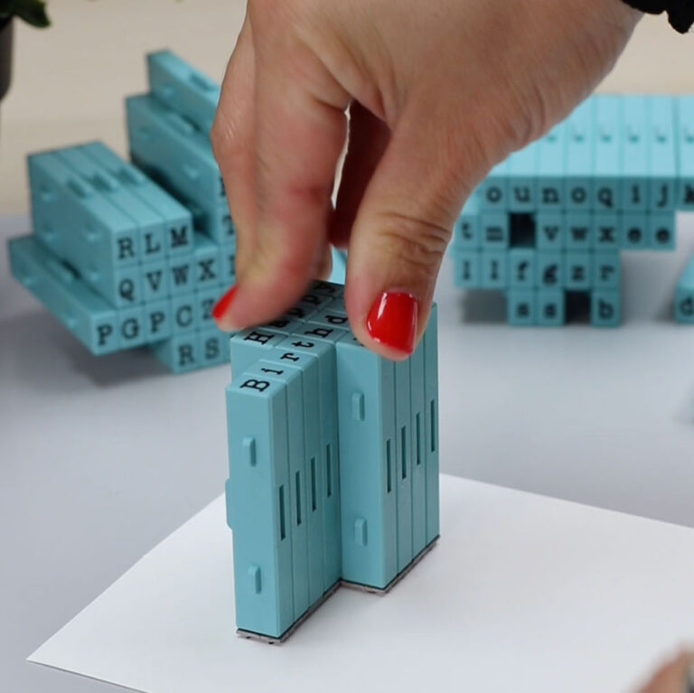 Pegz Connectable Alphabet Stamps For Personalised Stamping Bibi Cameron