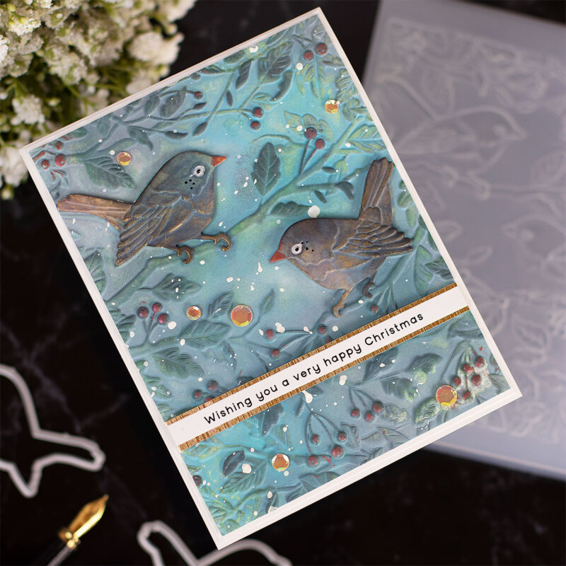 SSS Cozy Hugs Release Blog Hop - Friendly Birds 3D Embossing Folder ...