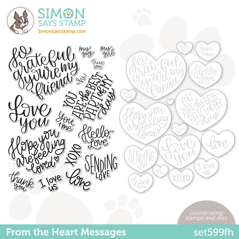 Simon Says Stamp Simple Heart Chain Card - Sandi MacIver - Card making and  paper crafting made easy