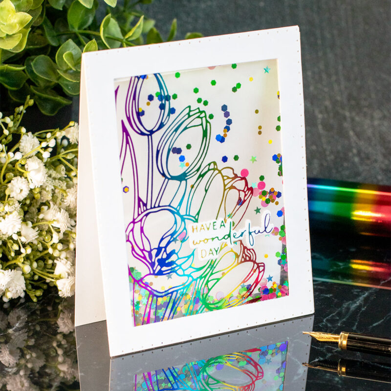 Spellbinders Luxe Life Acetat – 4 Bögen Foliertes Spezialpapier 21,6x27,9 Cm
