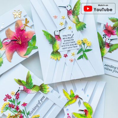 Bibi’s Hummingbirds Preview + DIY Split Cards