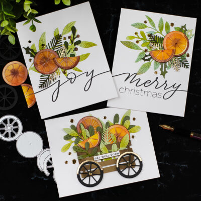 SSS Citrus Slices 2 Ways – Xmas Cards