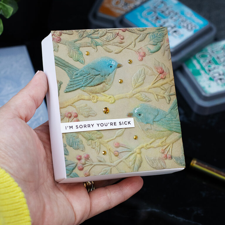 Embossing Folders and Distress Oxide Technique - Bibi Cameron