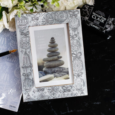 DIY Metal Embossed Picture Frame