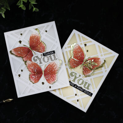 15th STAMPtember®! Blog Party Vellum Butterfly Cards