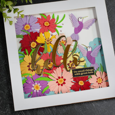 3 reasons to love Altenew Cardstock |Floral Hummingbird Frame