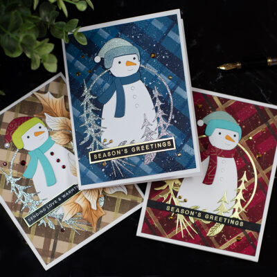 Easy Holiday Card  Idea with SSS Arthur the Snowman
