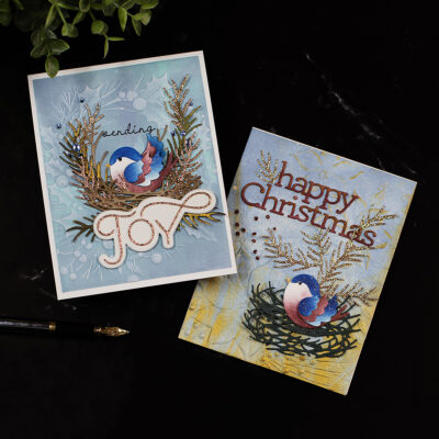 Birdie Xmas Cards for DieCember® 24 Blog Party
