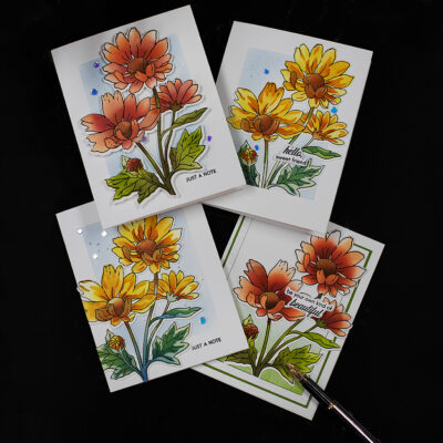 Low Mojo? Try These Easy Card Desings with Altenew Oxeye Daisy