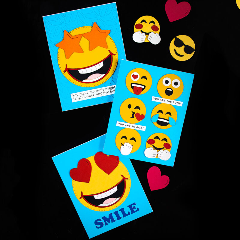 Fun Emoji Die Sets for Cardmaking