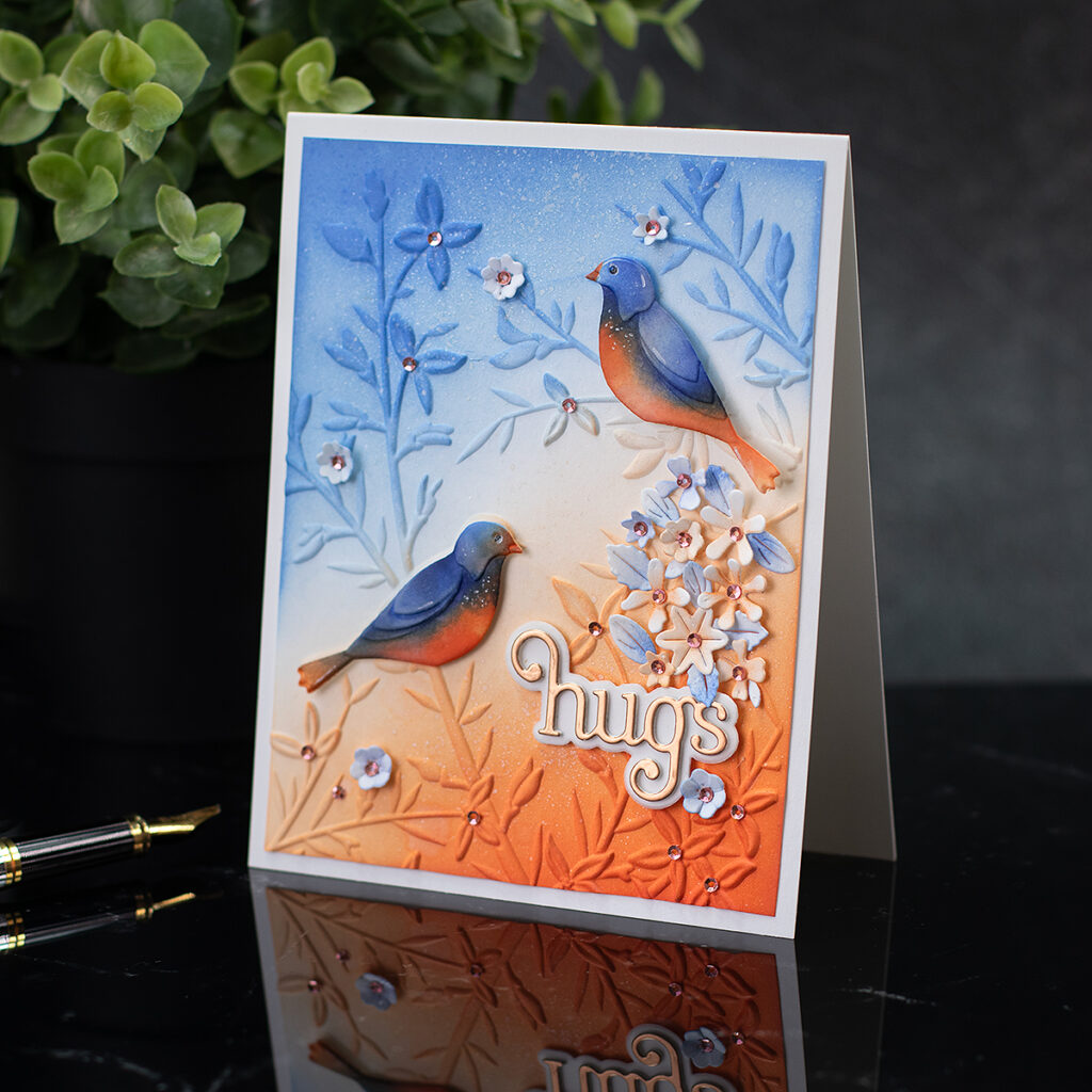 Simon Says Stamp Bold Bird Branches Embossing Folder