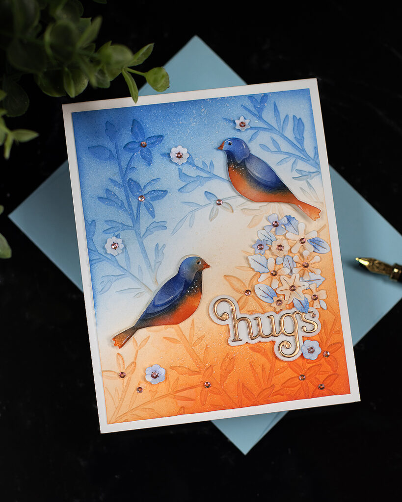 Simon Says Stamp Bold Bird Branches Embossing Folder