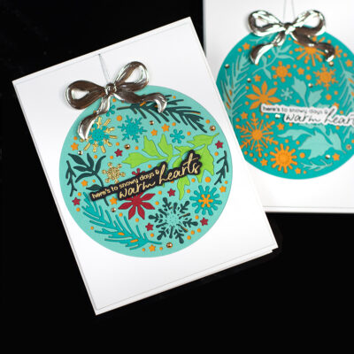 Easy Paper Pieced Cards | Altenew Zero Waste Ornamental Winter Pattern