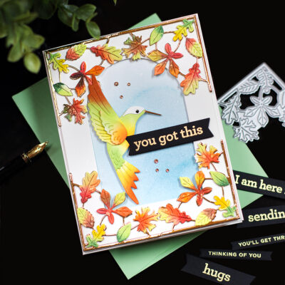 STAMPtember®! 2025 – Blog Party | Autumnal Hummingbird Card Idea