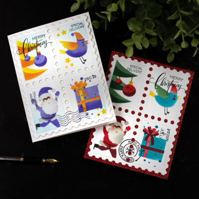 Alex Syberia Christmas Release Blog Hop | Postage Stamps