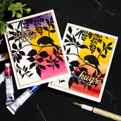 Altenew Palette Perfection Watercolors & Bold Stamping