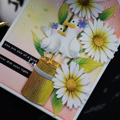 SSS Shine On Release Blog Hop | Cute Arched Seagull Card